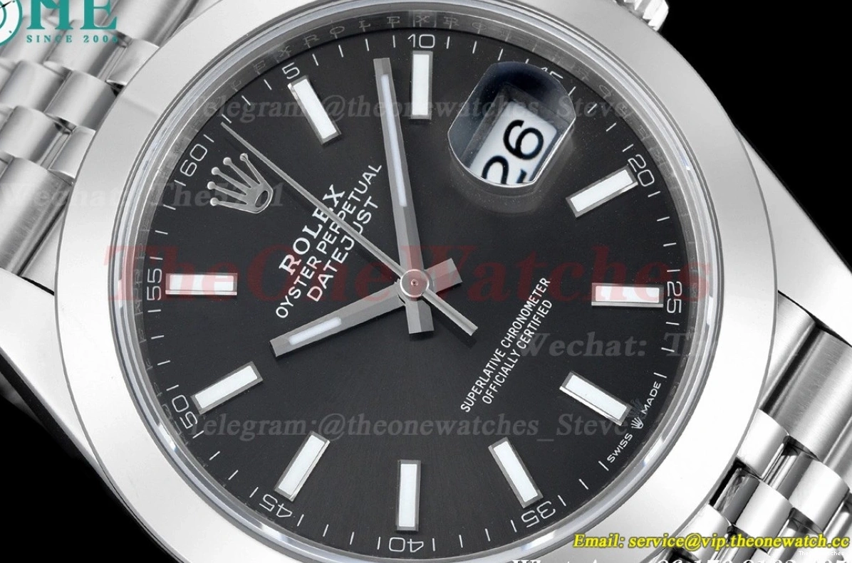 Dial 126300 Jub Datejust 41mm SS SS VS3235 VSF Grey 0318